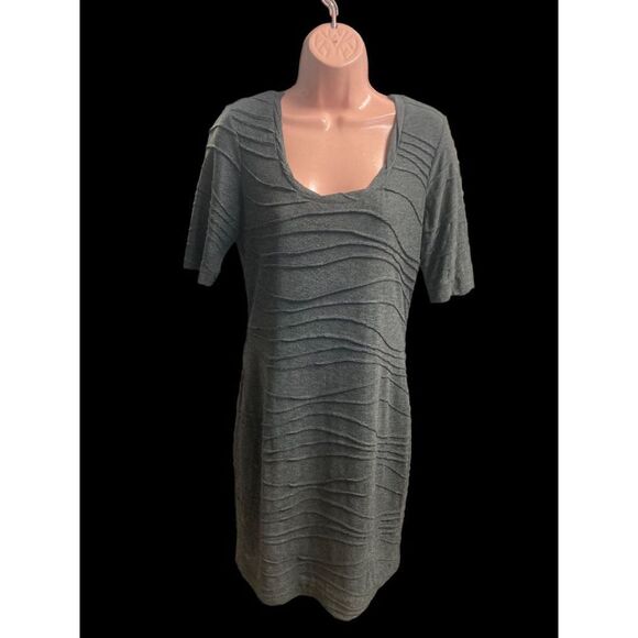 DONNA MORGAN Dress Gray Size 8‎ - Picture 2 of 12